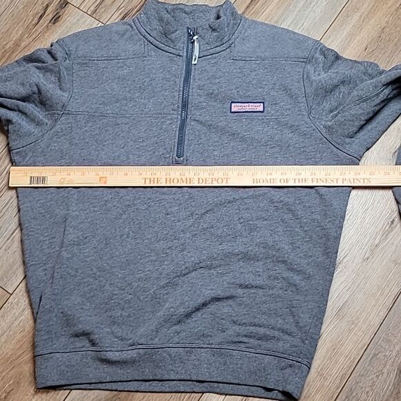 Vineyard Vines Classic Collegiate Shep Quarter Zip Shirt Men’s Size Medium B0013 - Picture 5 of 8